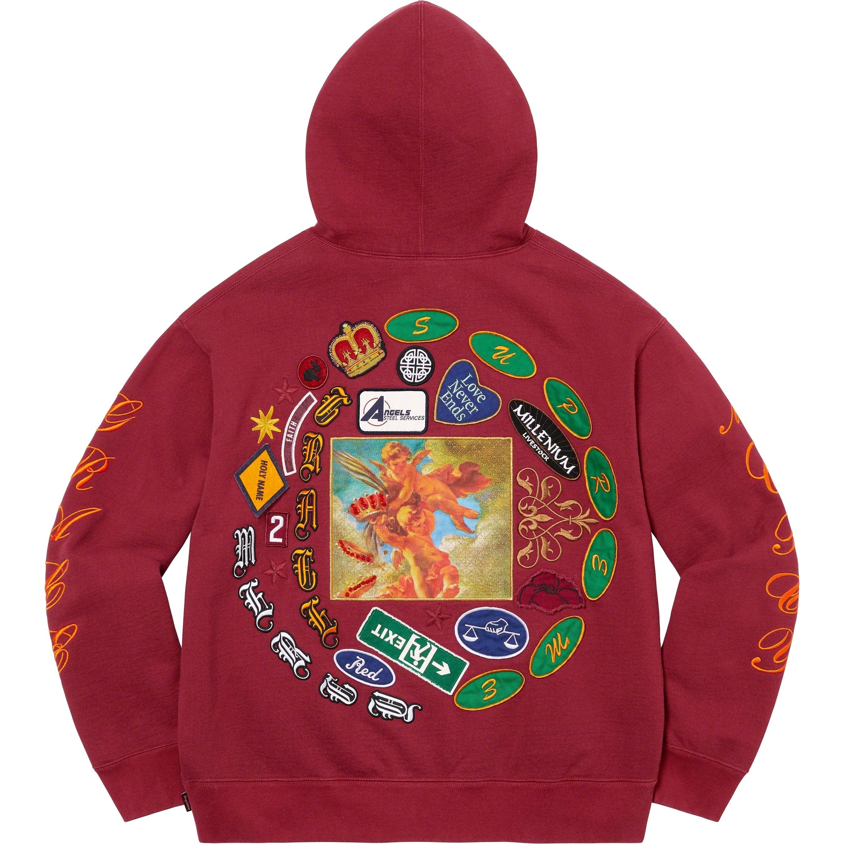 Patches Spiral Hooded Sweatshirt view 11